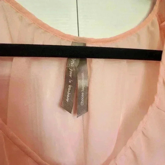 Penningtons *New Women's Plus Size Pink Ombre  3/4 Sleeve Blouse Size 3x - Picture 7 of 11